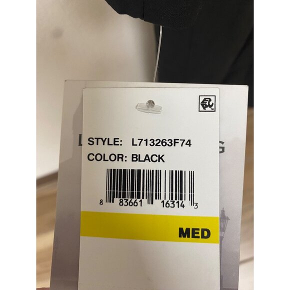 London Fog Women's Black Hooded Belted Maxi Point Collar Trench Coat Size M NWT - Picture 6 of 7